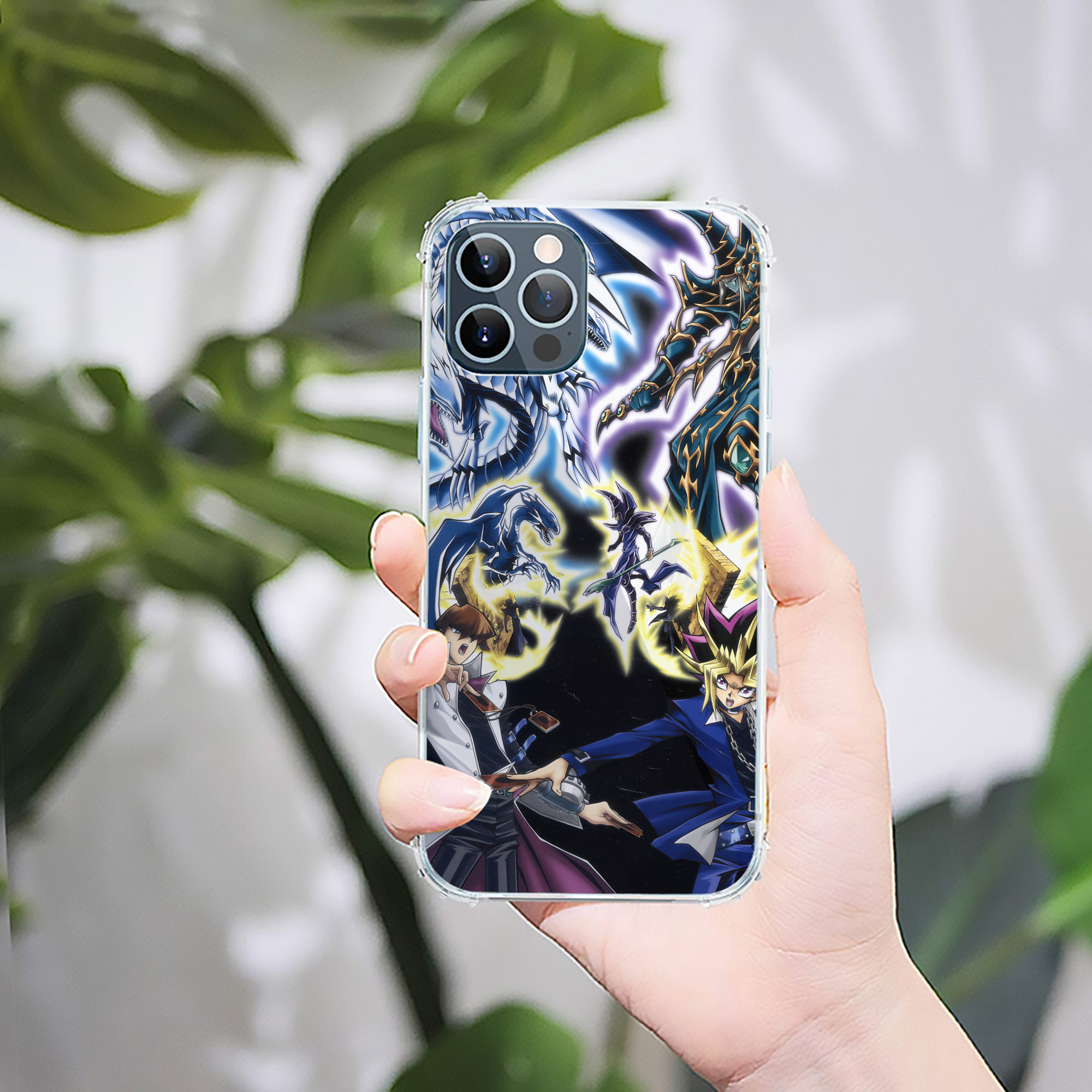 （画像用） 遊☆戯☆王 Yu-Gi-Oh! 【iPhone 12シリーズ対応】透明スマホケース（クリアソフトケース）